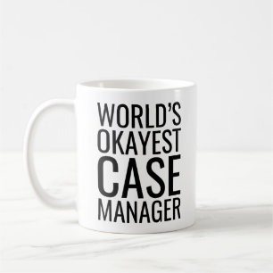 World's Okayest Hoesje Manager Koffiemok