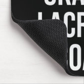World's Okayest Lacrosse Coach Gift Muismat (Hoek)