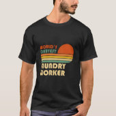 World'S Okayest Laundry Worker T-shirt (Voorkant)