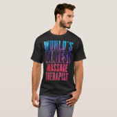 World's Okayest Massage Therapist T-shirt (Voorkant volledig)
