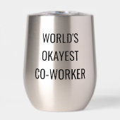 Worlds Okayest Medewerker grappig citaat (Voorkant)