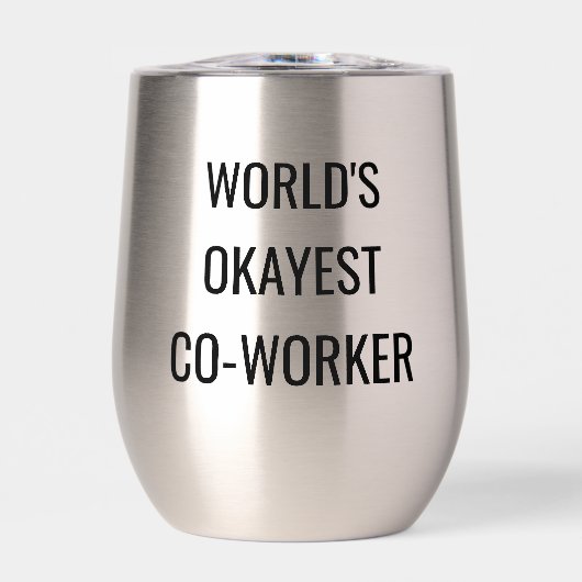 Worlds Okayest Medewerker grappig citaat (Voorkant)