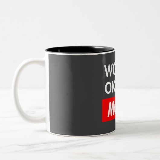 Worlds okayest Morse Tweekleurige Koffiemok (Links)