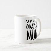World's Okayest MUM - Tea Coffee Mok (Voorkant rechts)