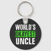 World's Okayest Oom Sleutelhanger (Voorkant)