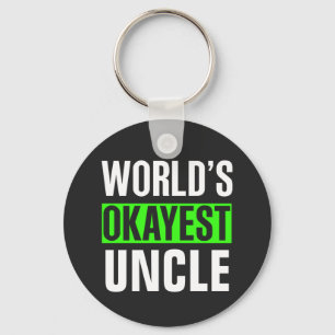 World's Okayest Oom Sleutelhanger