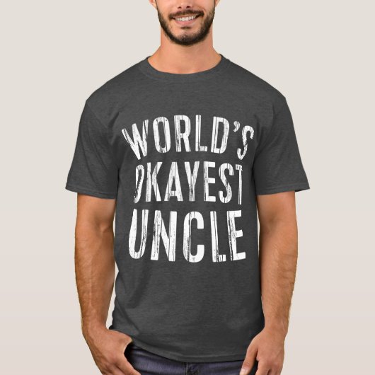 Worlds Okayest oom T-shirt (Voorkant)