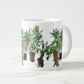 World's Okayest Plant Parent Humor Mug Grote Koffiekop (Voorkant rechts)