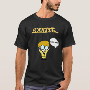Worlds Okayest Programmeur Grappig cadeau voor sof T-shirt
