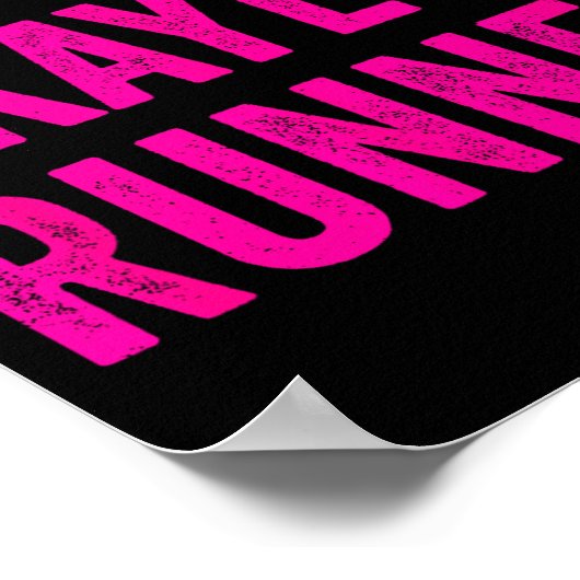 Worlds Okayest Runner Funny Sarcastic Running Srts Poster (Hoek)