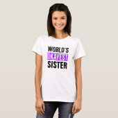 World's Okayest Sister T-shirt (Voorkant volledig)