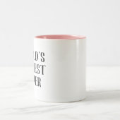 World's Okayest Sister Tweekleurige Koffiemok (Center)