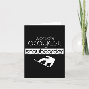 World's Okayest Snowboarder Snowboard Snowboarding Kaart