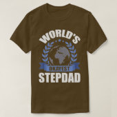 Worlds Okayest Step-Dad stepdad T-shirt (Design voorkant)