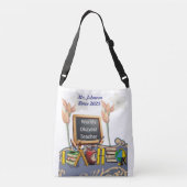 World's Okayest Teacher Canvas tas - Hilarisch cad (Achterkant)