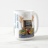 World's Okayest Teacher Mok - Funny Coffee Cup (Voorkant rechts)