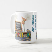 World's Okayest Teacher Mok - Funny Coffee Cup (Voorkant links)