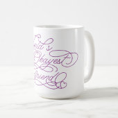 World's Okayest Vriendin Funny Cute Love Quote Koffiemok (Voorkant rechts)