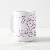 World's Okayest Vriendin Funny Cute Love Quote Koffiemok (Voorkant links)