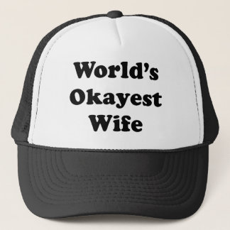 Worlds Okayest Wife Trucker Pet