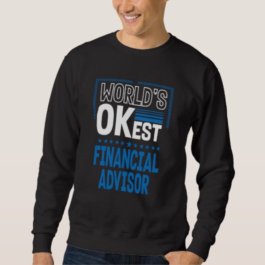 Worlds OKest Financial Advisor Investment Analyst Trui (Voorkant)