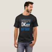 Worlds OKest Math Teacher Algebra Teacher Humor T-shirt (Voorkant volledig)