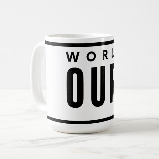 WORLDS OURS  COFFEE MUG COLLECTION KOFFIEMOK (Voorkant links)