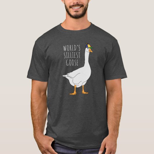 Worlds Silliest Goose friend T-shirt (Voorkant)