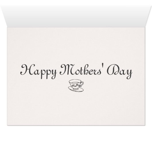 World's Stylish Mam Mode Drawings Moederdag (Binenzijde Horizontaal (Onderkant))