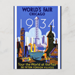 World's Trade Fair, Chicago 1934 Briefkaart