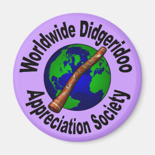 Worldwide Didgeridoo Appreciation Society Magneet
