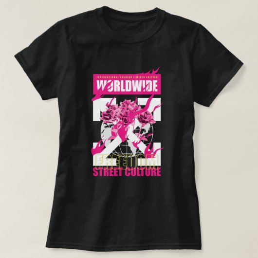 WORLDWIDE FREEDOM Street Culture T-shirt (Design voorkant)