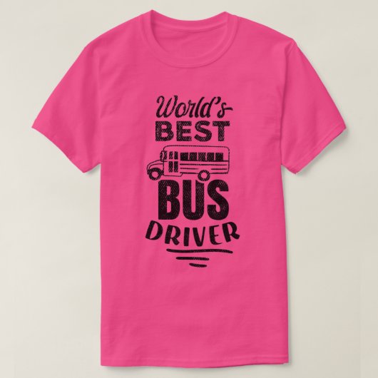 Worldx27s Best Bus Driver 7 T-shirt (Design voorkant)