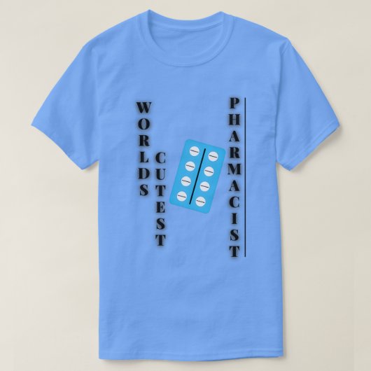 Worldx27s meest scherpste apotheker grappige manne t-shirt (Design voorkant)