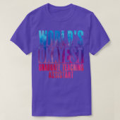 Worldx27s okayest Afstuderen onderwijsassistent T-shirt (Design voorkant)