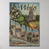 Worley, IdahoLarge Letter ScenesWorley, ID Poster (Voorkant)