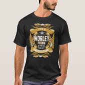 WORLEY Name, WORLEY familienaam crest T-shirt (Voorkant)