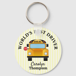 Worllds Best School Bus Driver Sleutelhanger