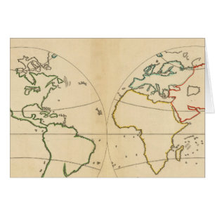 Worlp-kaart met 5 zones