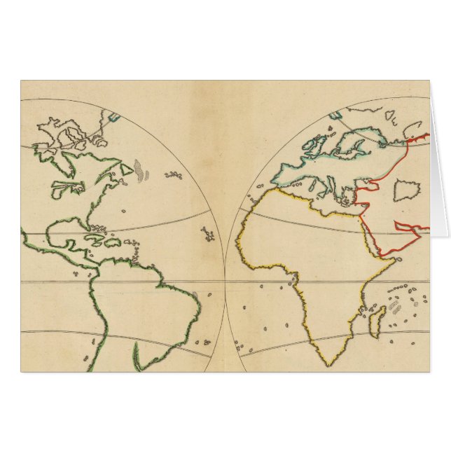 Worlp-kaart met 5 zones (Voorkant Horizontaal)