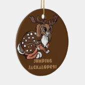 Worlpertinger/Jackalope Believe Keramisch Ornament (Rechts)