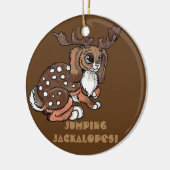 Worlpertinger/Jackalope Believe Keramisch Ornament (Links)