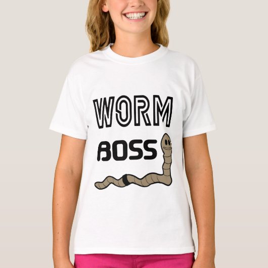 Worm Boss T-shirt (Voorkant)