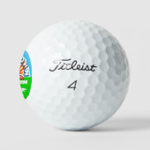 "Worm Burner" Funny Persoonlijke naam Golf Balls Golfballen (Logo)