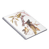 Worm-Eating Warbler Audubon-zongvogel Notitieboek (Rechterzijde)