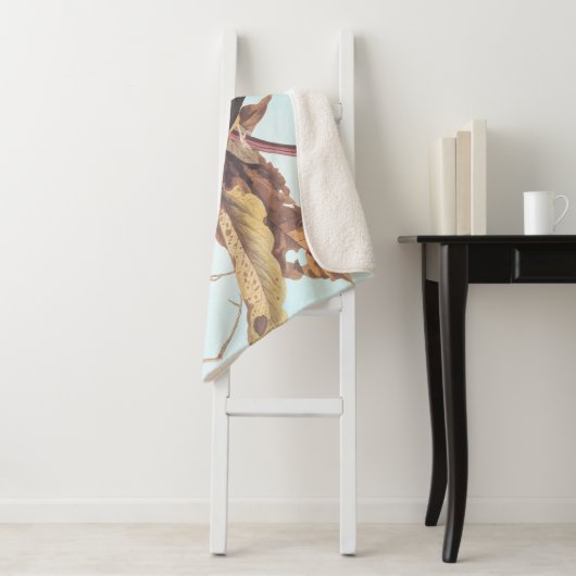 Worm-Eating Warbler Audubon-zongvogel Sherpa Deken (In situ)