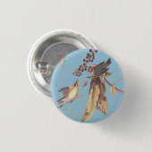Worm-Eating Warbler Bird Ronde Button (Voorkant /achterkant)