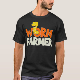 Worm Farmer Compostering Vermiculture Gift T-shirt