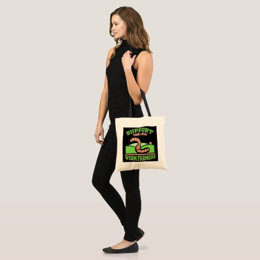 Worm Farmer Vermiculture Worm Compostering Tote Bag (Voorkant (model))