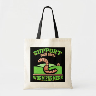 Worm Farmer Vermiculture Worm Compostering Tote Bag